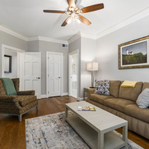 Cozy living room with modern decor